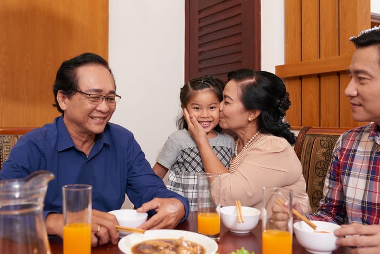 Loving family